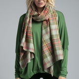 Artichoke Plaid Scarf - OS