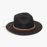 Black With Silver Fedora