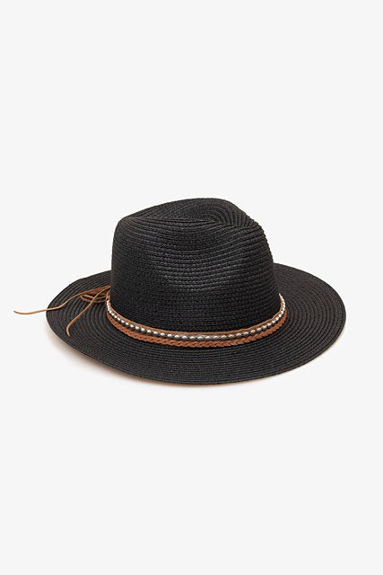 Black With Silver Fedora