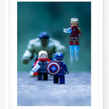 Avengers Assemble - A3 (White) Framed Art