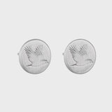 Round Kia Ora Kea Stud Earring - Silver