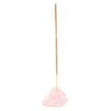 Natural Rose Quartz Incense Holder