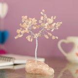 Rose Quartz Crystal Tree Rose Quartz Base 19cm