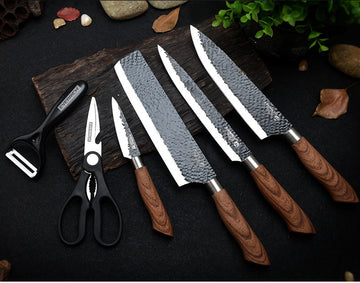 6 Pce Kitchen Knife Set