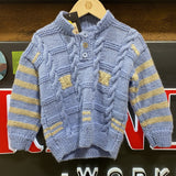 Blue/Grey 3 Button Jersey