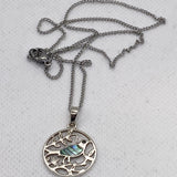 Paua Pendant Bird