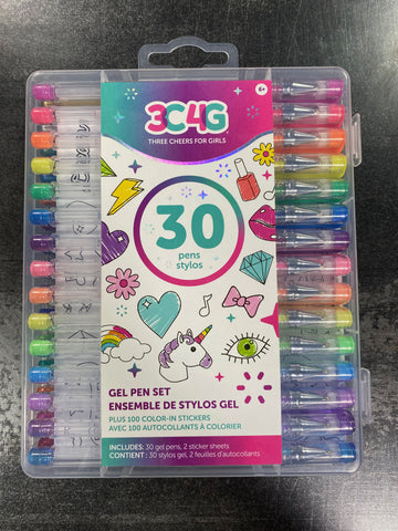 Gel Pen Set - 30 Pieces