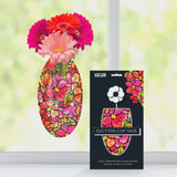 Tiffany Pink PeonyLarge Suction Cup Vase