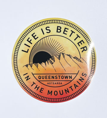 Life Is Better Stickers - Sunset