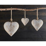 Heart Decor White - MED
