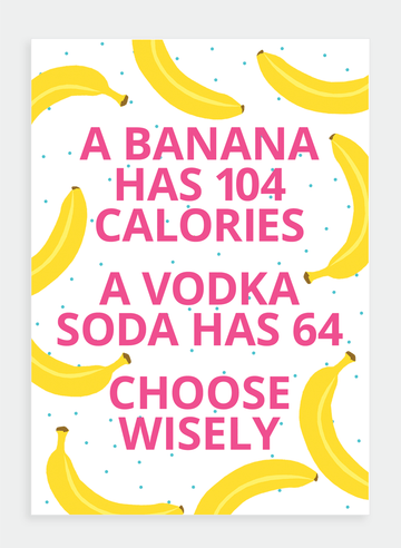 Banana & Vodka - Card