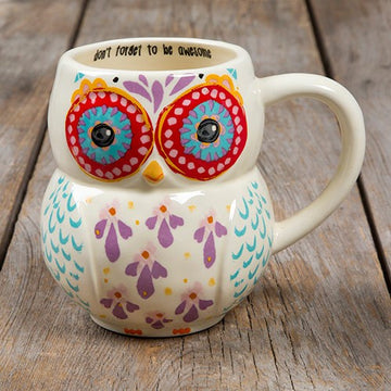 Folk Mug - Owl Be Awesome
