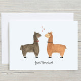 Wedding Llama Mr & Mr - Card