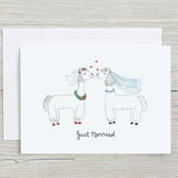 Wedding Llama Mrs & Mrs - Card
