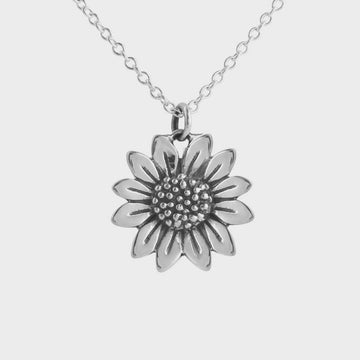 Blossoming Sunflower 45 + 5cm Necklace