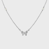 Butterfly Pearl Necklace