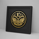 10 Cent Coin Foil Print