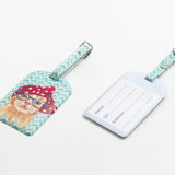 Blue Cat Luggage Tag