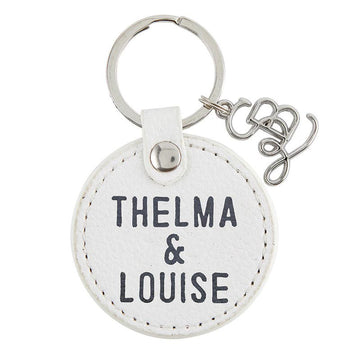 Leather Key Tag - Thelma & Louise
