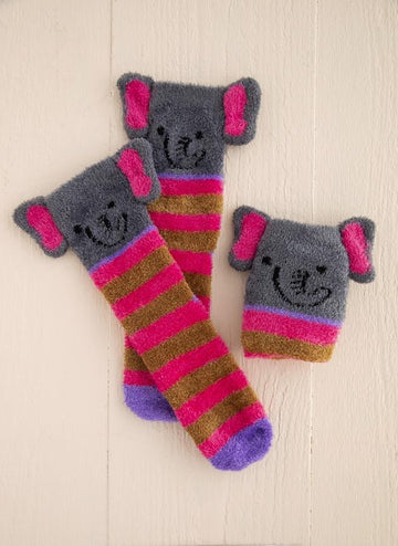 Socks Cozy Elephant