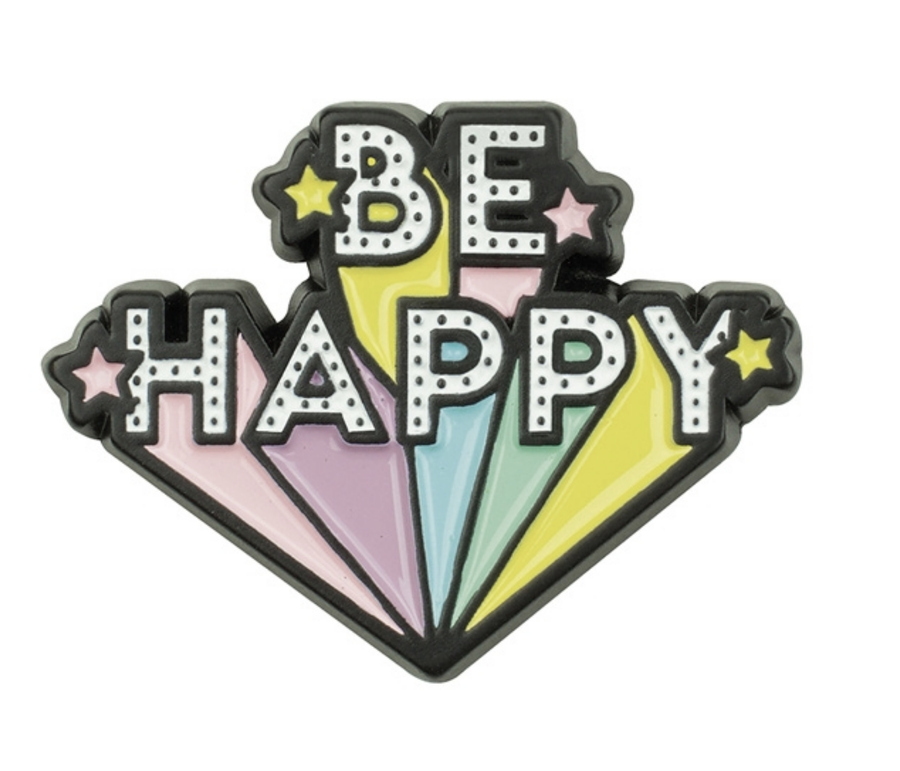 Cutie - Metal Stickers - Be Happy
