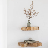 Reclaimed Teak Rustic Floating Shelf 40cm