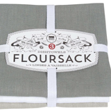 London Gray White Set of 3 -Floursack Tea Towel