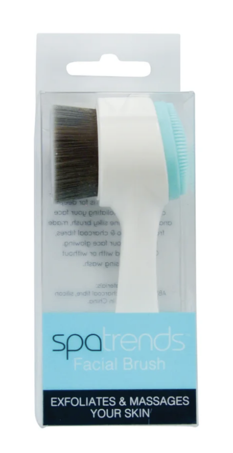 Facial Brush - White/Aqua
