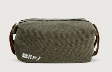 Canvas Toiletry Bag - Brown