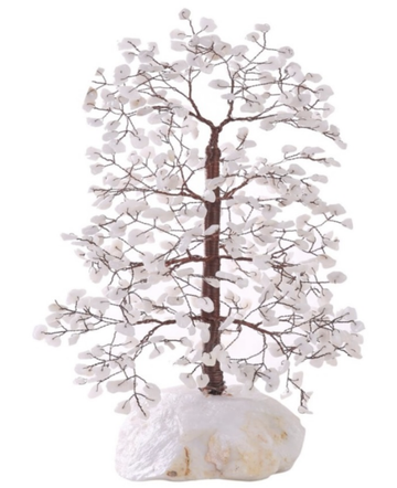 White Jade Crystal Tree - White Jade Base 33cm