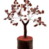 Red Jasper Crystal Tree Neem Base 19cm