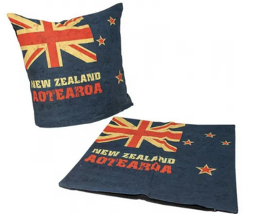 Kiwiana Cushion Cover - Vintage NZ Flag