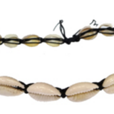 Cowrie Shell Necklace - Black