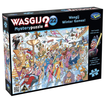 Wasgij Mystery 22, 1000pc Jigsaw - Winter Games