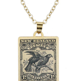 Kea and Kaka - Stamp Necklace