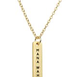 Te Reo Mana Wahine - Necklace Gold