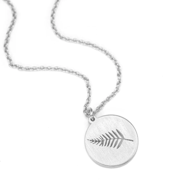 Fern - Necklace Silver