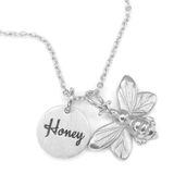 Honey Bee - Necklace Silver