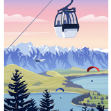 Queenstown Skyline - A3 Print