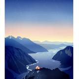 Sefton Bivvy, Mt Cook - A4 Print