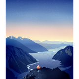 Sefton Bivvy, Mt Cook - A3 Print