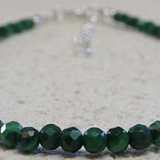 Malachite Bracelet Facet Bead