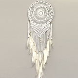 Dreamcatcher Crochet Macrame White