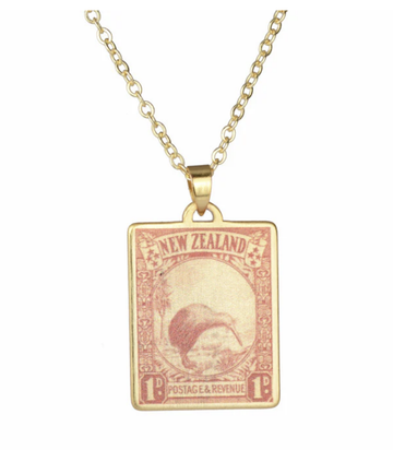 Kiwi - Stamp Necklace