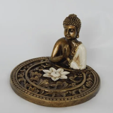 Rina Buddha - Incense Holder Round