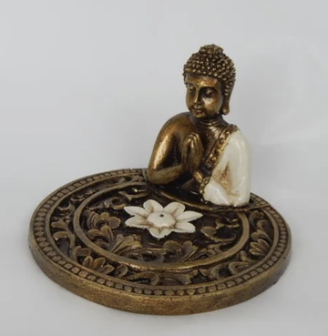 Rina Buddha - Incense Holder Round