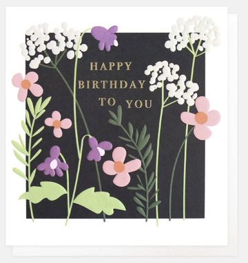 Happy Birthday To You Flower - Card