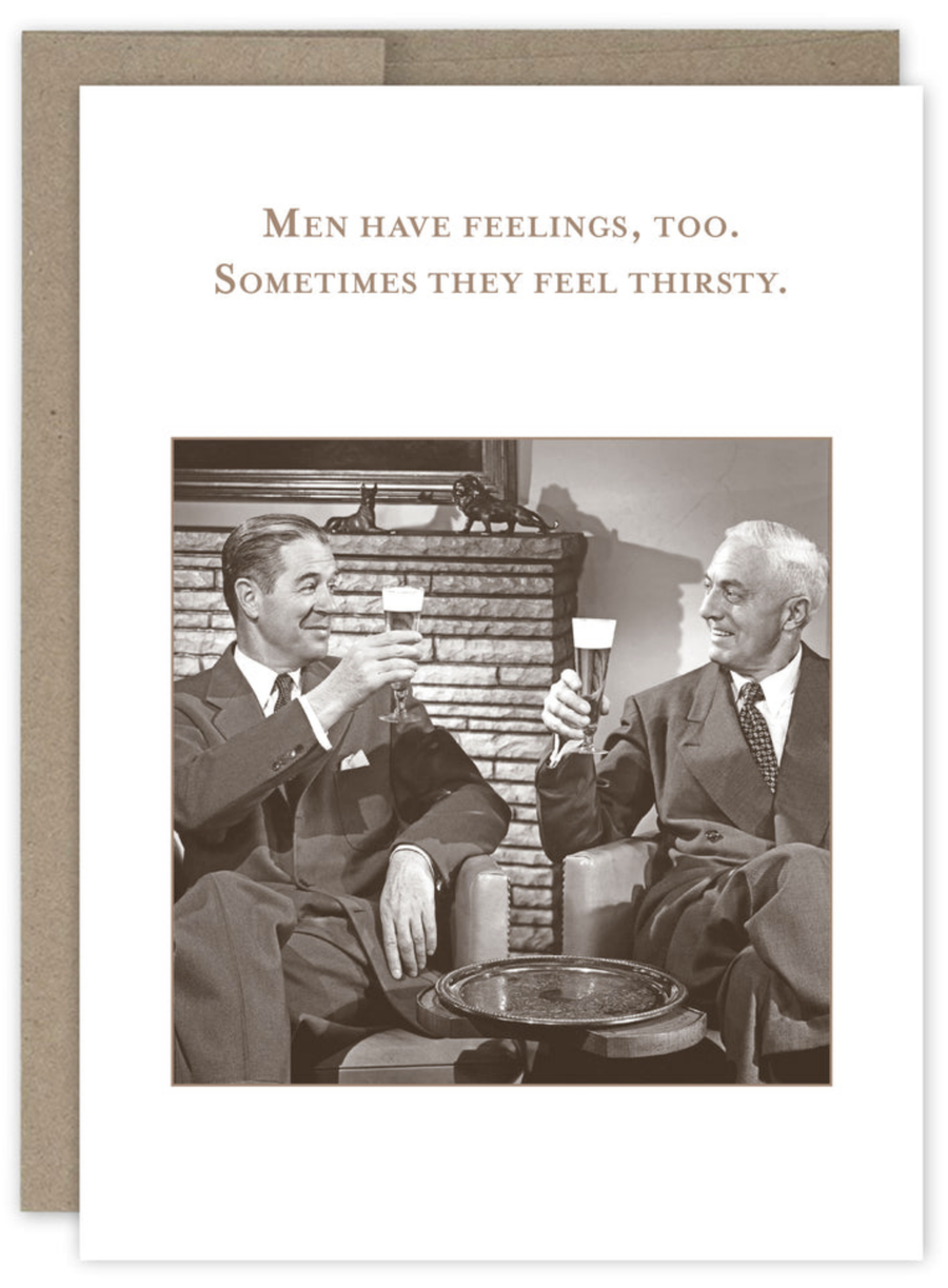 Men Have Feelings - Card