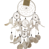 White with Shell Dreamcatcher