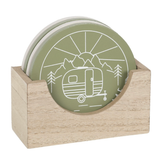 Camping Coaster - Set of 4